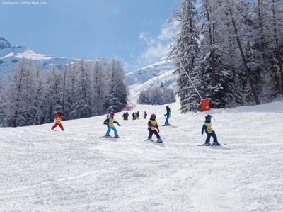 ski slopes beginner val cenis vanoise